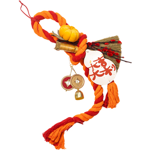 乔迁之喜新居布置入户门把手挂件新房搬家入宅客厅挂饰装饰品礼物