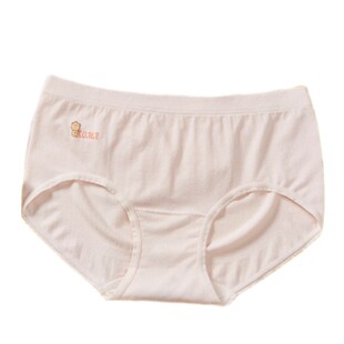 小熊柔柔裤透气无痕儿童内裤莫代尔蚕丝少女发育期三角裤女学生薄