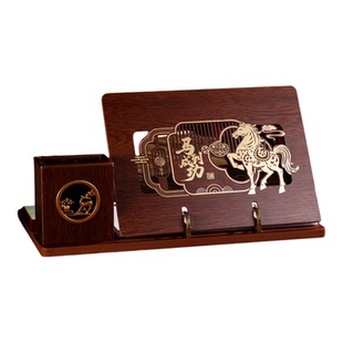 2026年台历新款创意高端中国风马年日历桌面摆件创意定制logo广告26月历万年历商务办公定制黄历台历公司年会