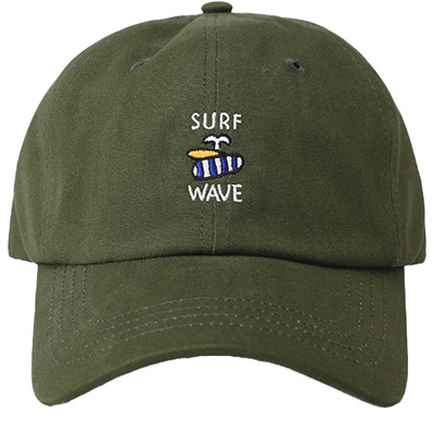 百搭街头风日系复古软顶鸭舌帽子