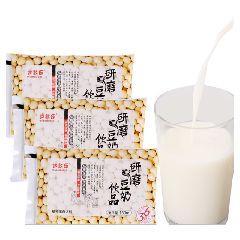 妙多乐豆奶袋装整箱早餐营养豆浆包饮品儿童学生官方旗舰店小时候
