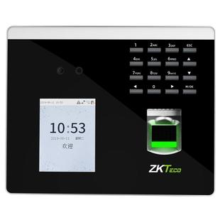 ZKTeco人脸识别考勤机xface100指纹面部门禁一体打卡机wifi智能科技员工上下班打卡机指纹门禁套餐签到机