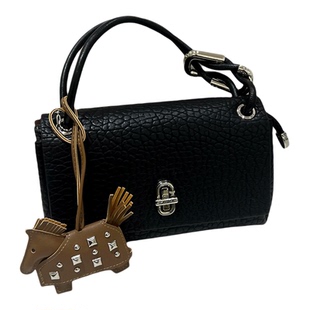 劳拉时黛泡泡纹锁扣手提包女日韩休闲简约百搭时尚单肩斜挎小方包