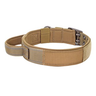 狗项圈大型犬德牧杜宾拉布拉多中型犬反光防爆冲猛犬专用狗脖圈