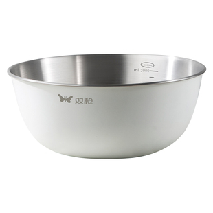 双枪304不锈钢盆食品级和面盆子家用厨房洗菜盆打蛋盆沥水篮烘焙