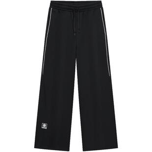 特步加绒卫裤女2025年冬季新品针织女子通勤运动长裤975428630231