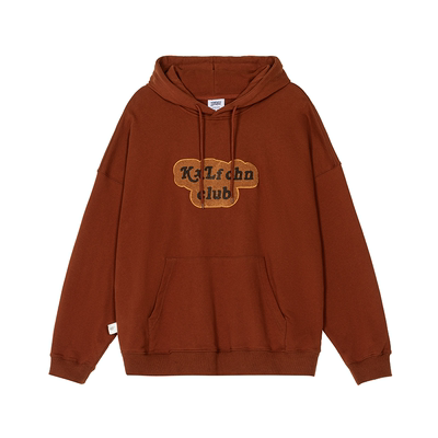 KXLFCHN毛巾绣连帽卫衣男女款