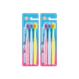 【店铺直播间专享】冰泉软毛宽幅牙刷成人大人家庭装家用多支装