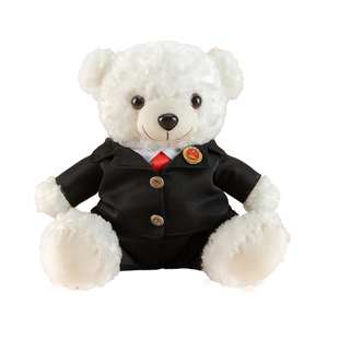 检察官小熊法官熊警察法院公务员玩具礼品送人礼物毛绒玩具