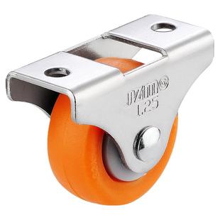 静音轮家具底部滚轮榻榻米抽屉滑轮橡胶定向轮带轴承脚轮家用轮子