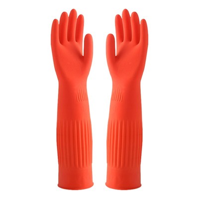 耐用加绒防水胶皮加厚乳胶手套