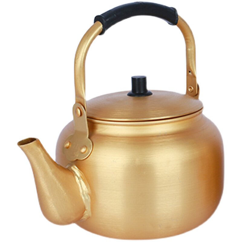 韩式风饭店米酒碗金色带柄茶壶