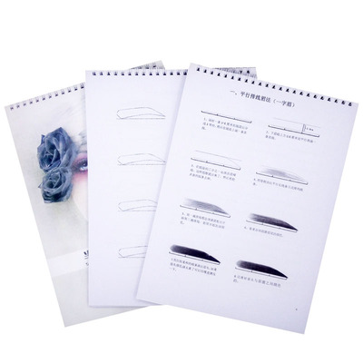 新款化妆师入门眉眼唇脸纸上练习