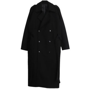 落肩毛呢大衣男长款过膝将校呢大衣宽松羊绒风衣外套呢子冬季加厚