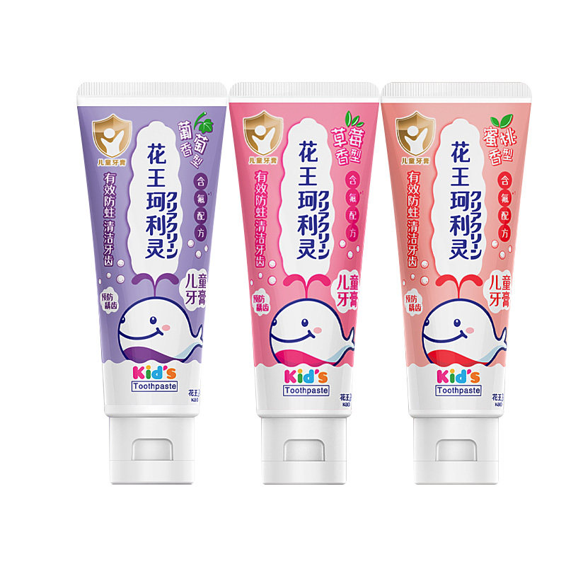 花王含氟儿童牙膏清新口气