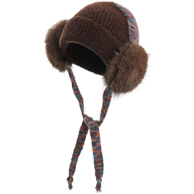 卡蒙大头围毛线帽户外登山保暖