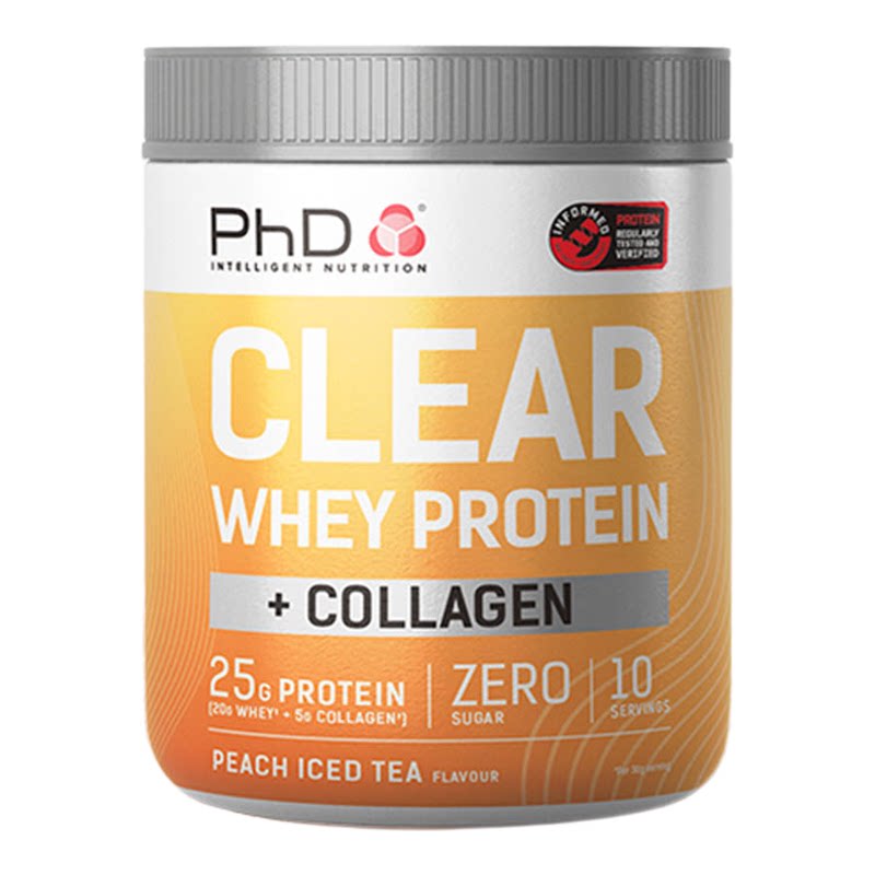 PhD纯净蛋白粉clear蛋白分离乳清水解胶原蛋白健身运动营养代餐