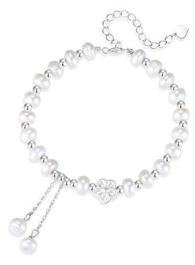 vana珍珠手链纯银女款2026新款