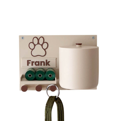 壁挂式宠物储粮桶可刻爱犬名字