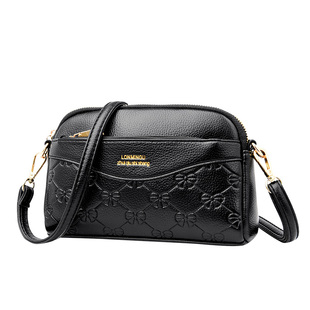 小挎包女2025新款小包包中年女包妈妈款斜挎包手机零钱包真皮质感