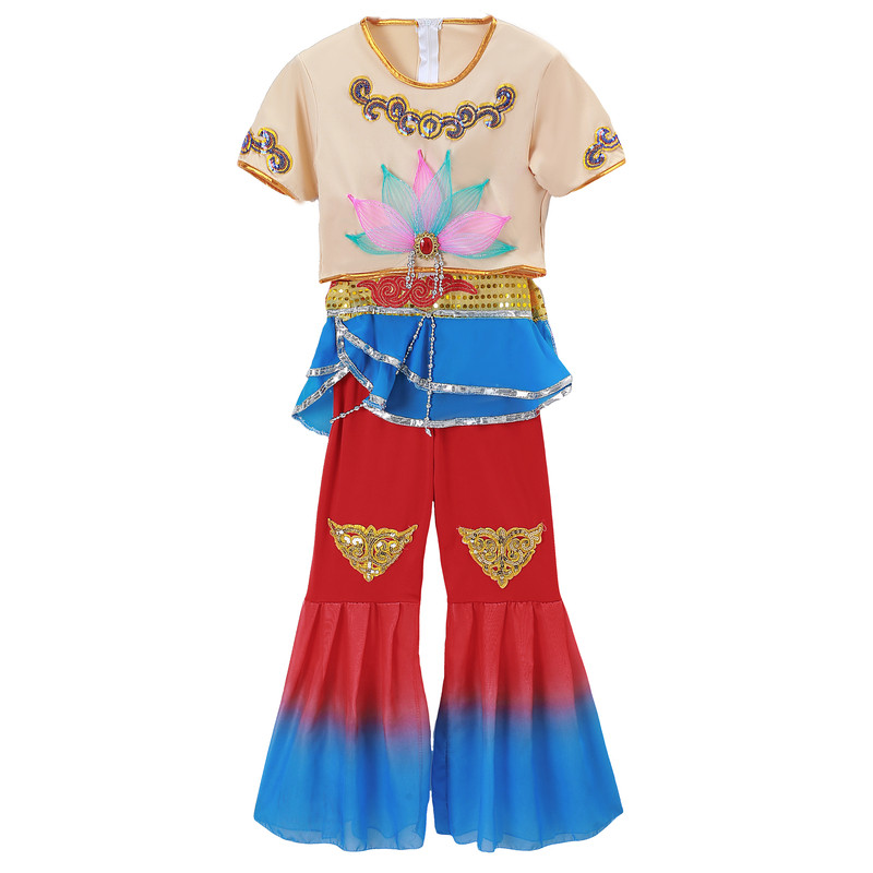 敦煌飞天舞蹈演出服儿童舞蹈服装