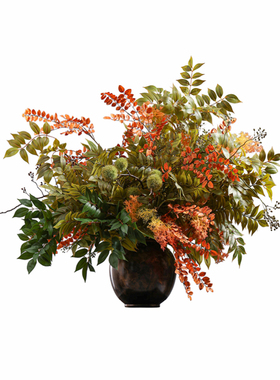 新中式高级感花艺摆件