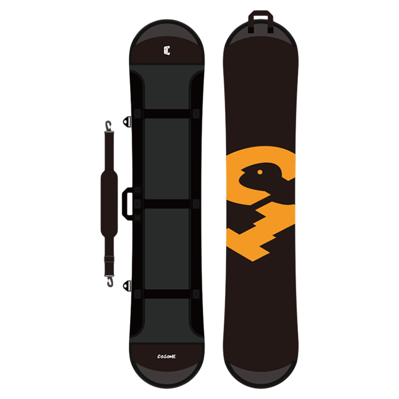 COSONE单板防水耐磨单肩便携式饺子皮男女滑雪装备锤头板饺皮加宽