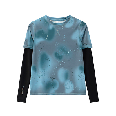 jollybean儿童假两件防晒长袖