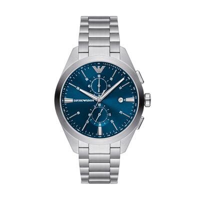 阿玛尼夜光指针石英男现代时尚