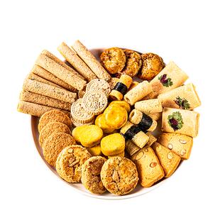 鑫源岭南美食蛋卷酥饼果仁曲奇椰蓉曲奇盒装办公网红女生零食礼包
