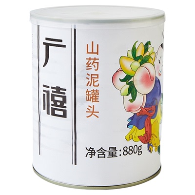 广禧优品铁棍山药泥罐头880g