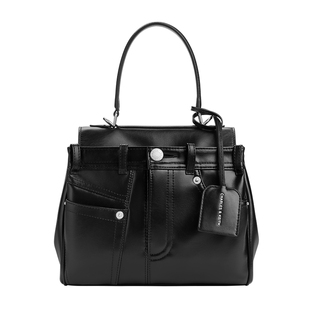 CHARLES&KEITH25冬新款CK2-50671794解构设计手提单肩斜挎凯莉包