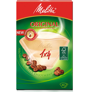 德国进口Melitta美乐家滤纸美式滴漏式咖啡机过滤纸手冲扇形滤杯