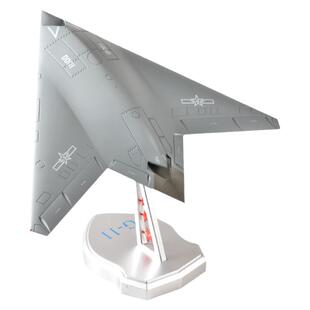 1:45 攻击11利剑无人机模型G11隐身攻击机合金飞机军事退伍礼品