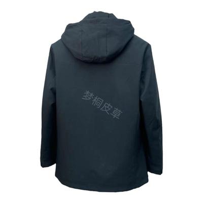 男士短款可拆卸獭兔毛内胆真毛皮草外套冬季皮毛一体保暖男装夹克