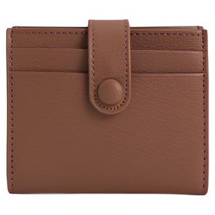 CHARLES&KEITH秋冬女包CK6-50701392简约搭扣多卡位迷你卡包女