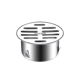 不锈钢天台阳台地漏110PVC下水道75管室外过滤网大排量50管防堵罩