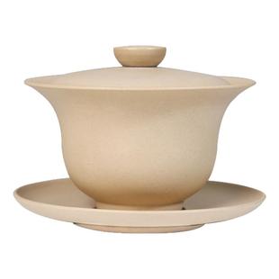 【滇匠企业店】云南建水紫陶盖碗手抓薄胎悬停三才单个高档套装茶