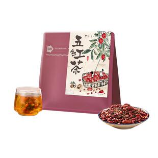 花一杯五红茶五味养生茶红米红枣枸杞茶桂圆玫瑰花草茶15枚/袋