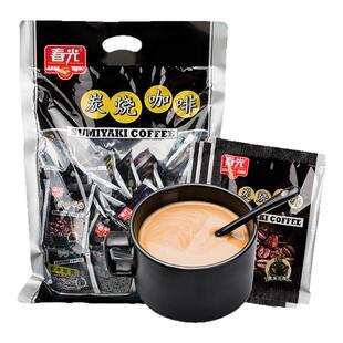海南特产春光炭烧咖啡817g*2袋三合一速溶咖啡粉焦香味冲饮咖啡