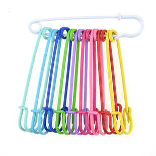 大别针高强度加厚彩色安全别针大号衣服毛衣开衫扣针diy装饰胸针