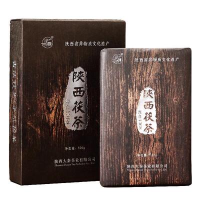 泾阳茯茯茶陕西特产古法手筑500g