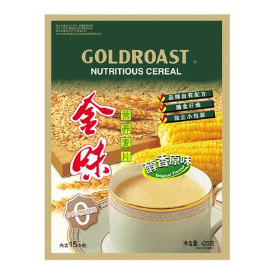 金味原味麦片营养早餐840g