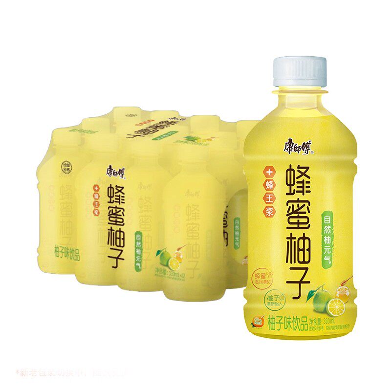 康师傅蜂蜜柚子330ml*24果味/风味/果汁饮料