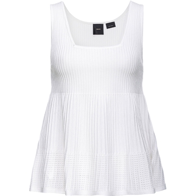 简约条纹款喇叭形吊带背心