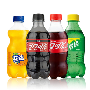 可口可乐汽水300ml小瓶迷你经典款有糖可乐雪碧芬达整箱碳酸饮料