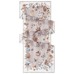 MARJAKURKI玛丽亚古琦真丝丝巾女高级感妈妈披肩女外搭夏季薄纱巾