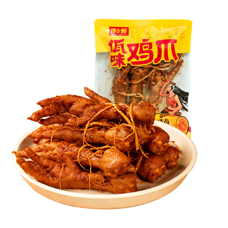 佤味鸡爪微辣网红云南虎皮凤爪