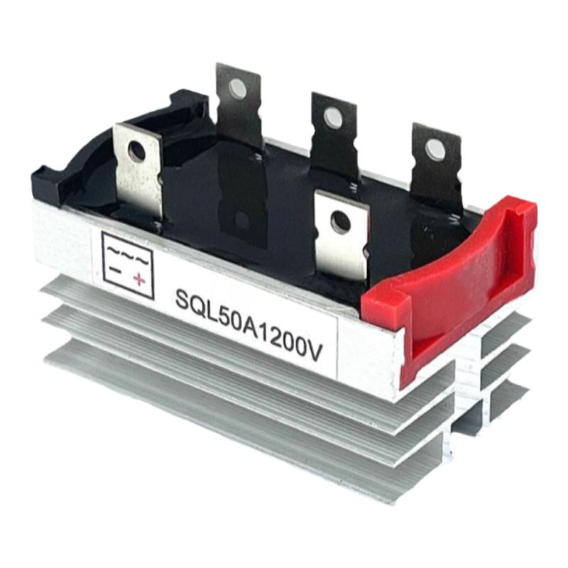 SQL三相整流桥模块10A/20A/35A/50A/1200V发电机可控硅桥堆散热器