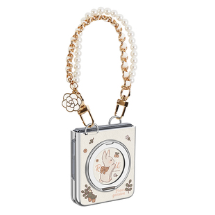 旋转支架适用华为pocket2手机壳新款折叠packet2高级感小羊皮中轴保护镜头全包防摔pock斜挎腕带挂绳外壳女款